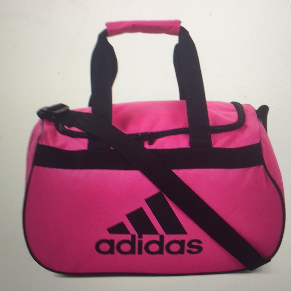 ADIDAS - PINK & BLACK DIABLO SMALL DUFFEL (NWT)